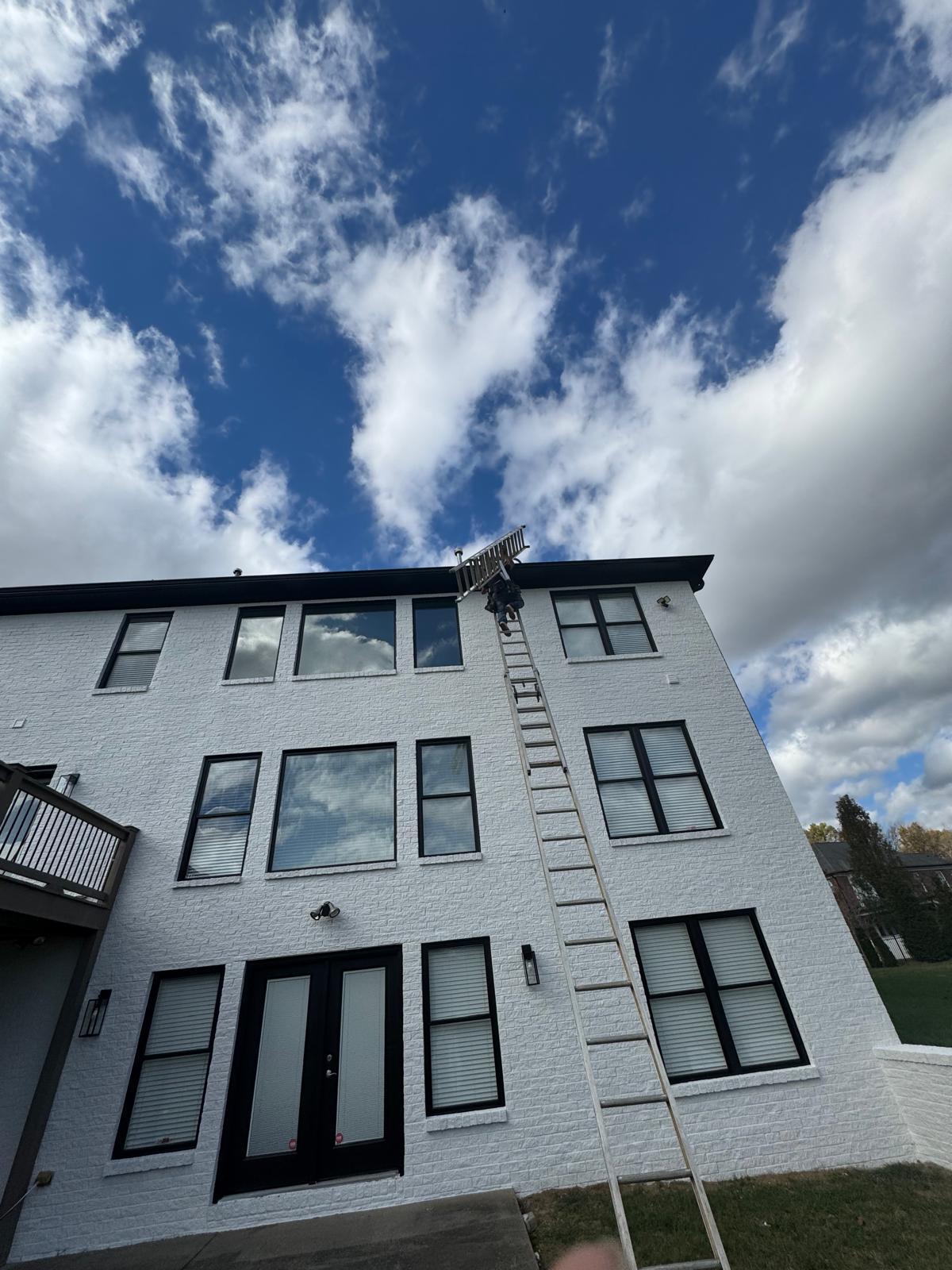 Exterior house painting project after image